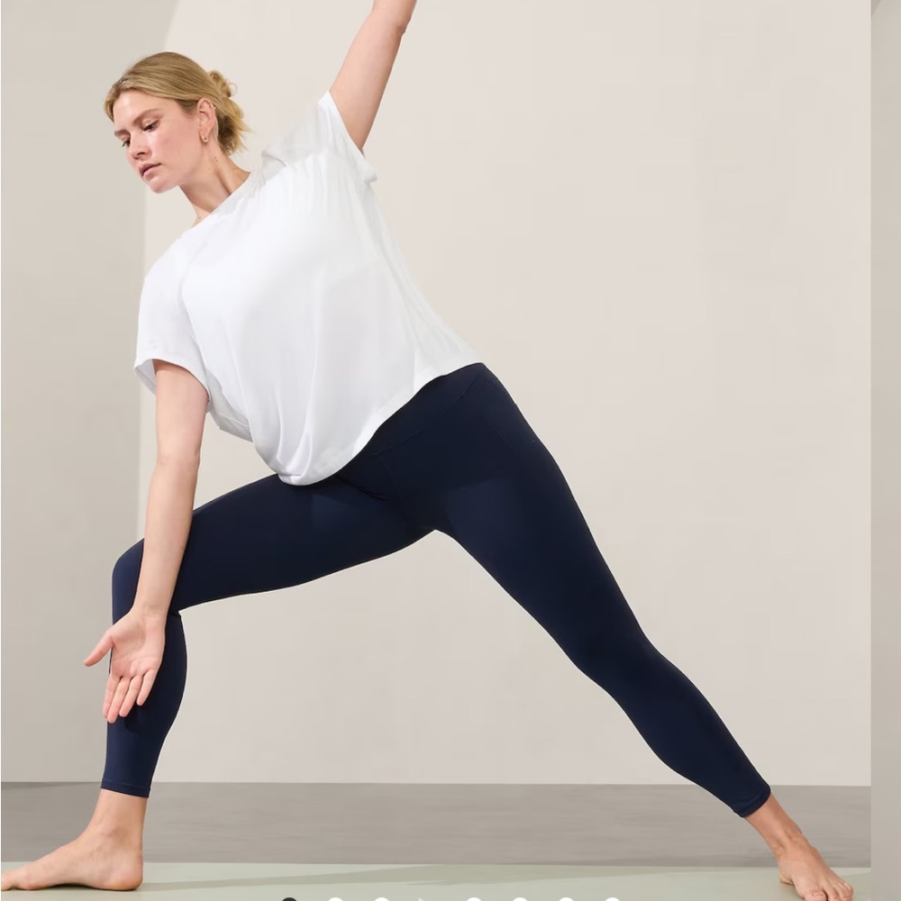 Athleta With Ease Tee White